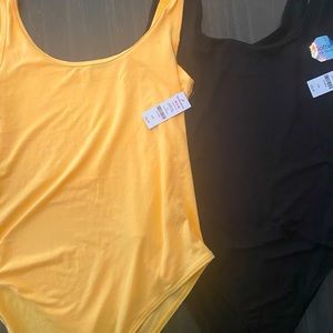 Two Ardene size L women’s tank top body suit
